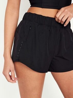 Old Navy Active Running Shorts Black Size XL Clean Girl Sporty Minimalist